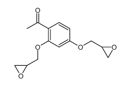2,4-bis(2,3-epoxypropoxy)acetophenone Structure