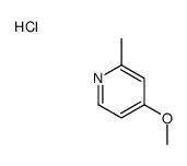 4-methoxy-2-methylpyridine,hydrochloride Structure
