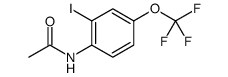 N-(2-iodo-4-(trifluoromethoxy)phenyl)acetamide结构式