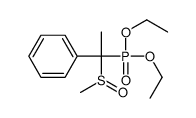 (1-diethoxyphosphoryl-1-methylsulfinylethyl)benzene结构式