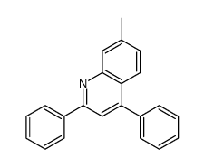 7-methyl-2,4-diphenylquinoline结构式