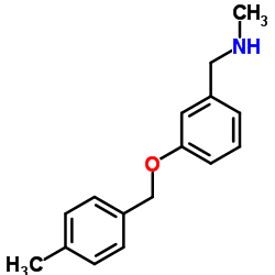 N-Methyl-1-{3-[(4-methylbenzyl)oxy]phenyl}methanamine结构式