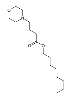 octyl 4-morpholin-4-ylbutanoate Structure