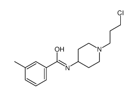N-[1-(3-chloropropyl)piperidin-4-yl]-3-methylbenzamide Structure