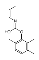 (2,3,6-trimethylphenyl) N-prop-1-enylcarbamate结构式