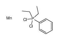 dichloro-diethyl-phenyl-λ5-phosphane,manganese Structure
