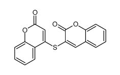 3-(2-oxochromen-4-yl)sulfanylchromen-2-one Structure