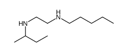 N-2-BUTYL-N'-PENTYLETHYLENEDIAMINE Structure