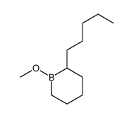 1-methoxy-2-pentylborinane Structure