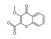 3-methoxy-2-nitrothiochromen-4-one结构式