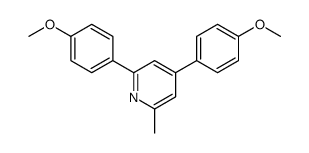 2,4-bis(4-methoxyphenyl)-6-methylpyridine Structure