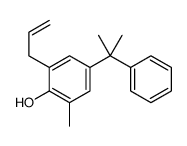 2-methyl-4-(2-phenylpropan-2-yl)-6-prop-2-enylphenol结构式