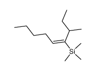 ((E)-3-Methyl-4-nonen-4-yl)trimethylsilan结构式