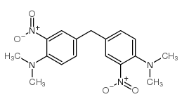 4,4'-methylenebis[N,N-dimethyl-2-nitroaniline] structure