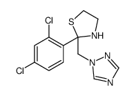 2-(2,4-dichlorophenyl)-2-(1,2,4-triazol-1-ylmethyl)-1,3-thiazolidine Structure