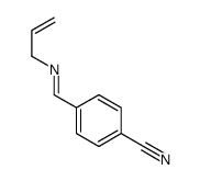 4-(prop-2-enyliminomethyl)benzonitrile Structure