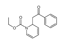 ethyl 2-phenacyl-2H-pyridine-1-carboxylate结构式