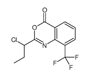 2-(1-chloropropyl)-8-(trifluoromethyl)-3,1-benzoxazin-4-one Structure