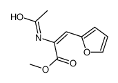 methyl 2-acetamido-3-(furan-2-yl)prop-2-enoate Structure