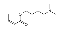4-(dimethylamino)butyl but-2-enoate Structure