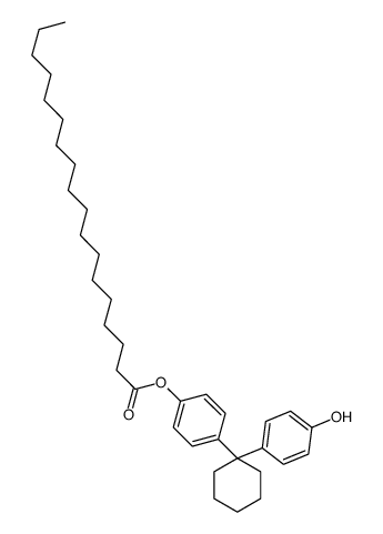 [4-[1-(4-hydroxyphenyl)cyclohexyl]phenyl] octadecanoate结构式