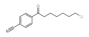 7-CHLORO-1-(4-CYANOPHENYL)-1-OXOHEPTANE结构式
