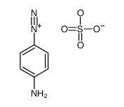 4-aminobenzenediazonium,hydrogen sulfate Structure