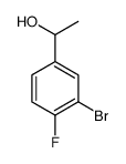 1-(3-Bromo-4-fluorophenyl)ethanol Structure