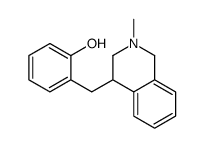 2-[(2-methyl-3,4-dihydro-1H-isoquinolin-4-yl)methyl]phenol结构式