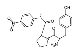 (2S)-1-[(2S)-2-amino-3-(4-hydroxyphenyl)propanoyl]-N-(4-nitrophenyl)pyrrolidine-2-carboxamide结构式