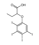 2-(2,3,4,5-tetraiodophenoxy)butanoic acid Structure