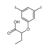 2-(3,5-diiodophenoxy)butanoic acid结构式