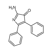 2-amino-4,5-diphenylpyrrol-3-one结构式