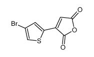 3-(4-bromothiophen-2-yl)furan-2,5-dione结构式