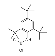 2,4,6-tritert-butyl-N-dichloroboranylaniline结构式
