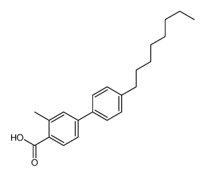 2-methyl-4-(4-octylphenyl)benzoic acid Structure