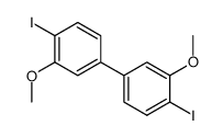 4,4'-diiodo-3,3'-dimethoxybiphenyl结构式