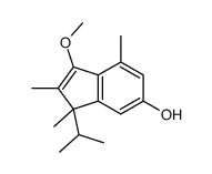 1-methoxy-2,3,7-trimethyl-3-propan-2-ylinden-5-ol Structure