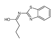 Butanamide, N-2-benzothiazolyl- (9CI)结构式