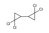 1,1-dichloro-2-(2,2-dichlorocyclopropyl)cyclopropane结构式