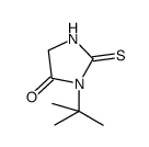 3-叔-丁基-2-硫代乙内酰脲结构式