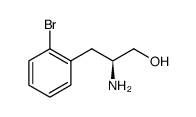 Benzenepropanol, β-amino-2-bromo-, (βS)结构式
