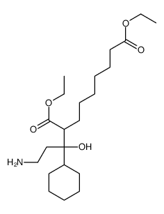 diethyl 2-(3-amino-1-cyclohexyl-1-hydroxypropyl)nonanedioate Structure