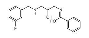 N-[3-[(3-fluorophenyl)methylamino]-2-hydroxypropyl]benzamide Structure
