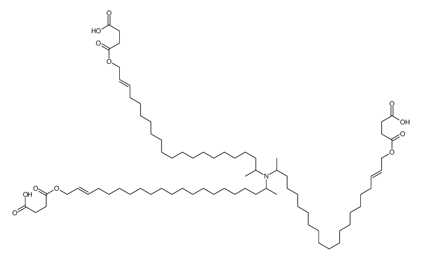 4,4',4''-[nitrilotri(propylene)] hydrogen 2-octadecenylsuccinate结构式