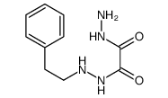 2-N'-(2-phenylethyl)ethanedihydrazide结构式