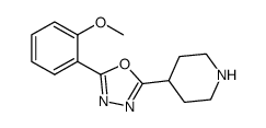 4-[5-(2-Methoxyphenyl)-1,3,4-Oxadiazol-2-Yl]Piperidine Structure