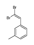 1-(2,2-dibromoethenyl)-3-methylbenzene Structure