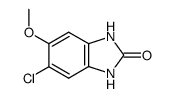 5-chloro-6-methoxy-1,3-dihydro-benzoimidazol-2-one Structure