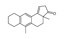 3a,6-dimethyl-2,3a,4,5,7,8,9,10-octahydro-cyclopent[a]anthracen-3-one Structure